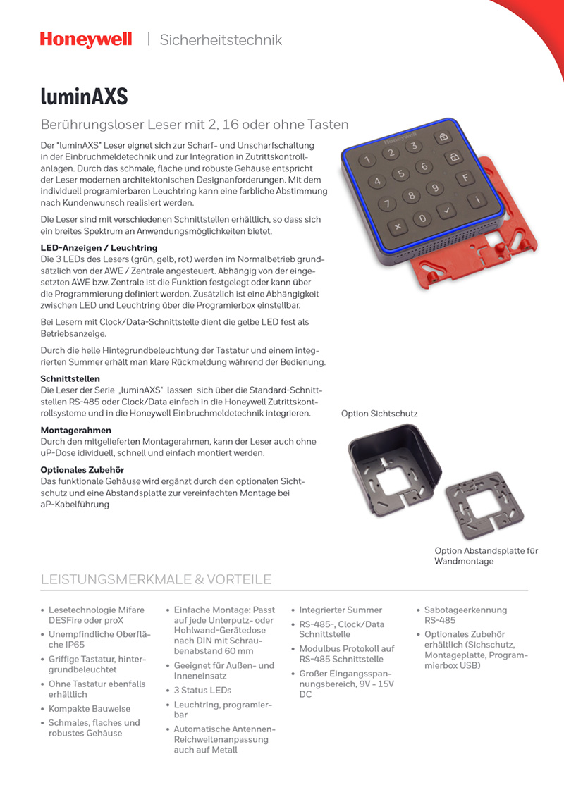 luminAXS Flyer